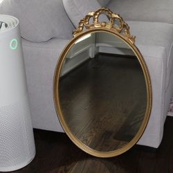 Gold Oval 21”x30” Mirror 