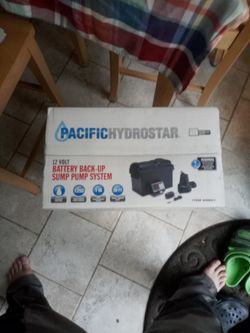 12-volt Battery Backup Sump Pump