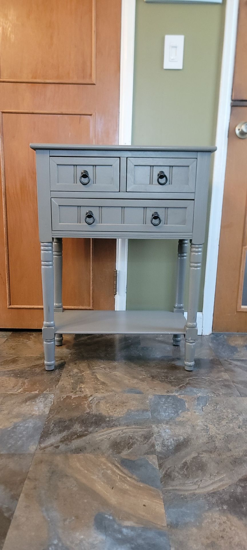 Gray Console Table