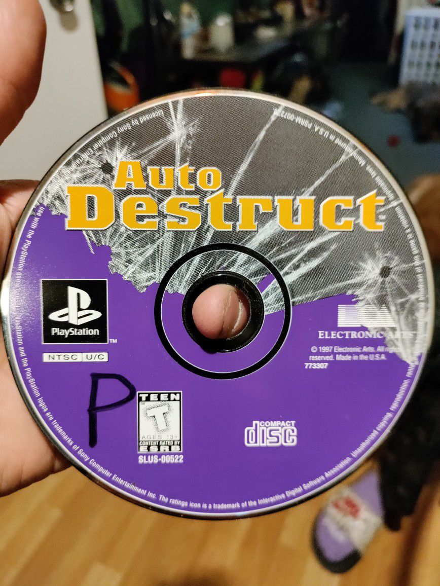 Auto Destruct Playstation Game 