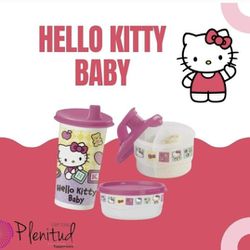 New Tupperware Hello Kitty Baby 3pc Set for Sale in El Paso, TX - OfferUp