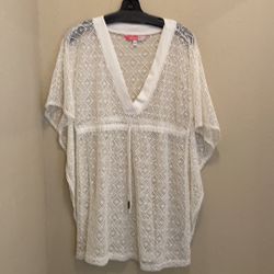 ELLA MOSS ISLA Beach Coverup Tunic Caftan