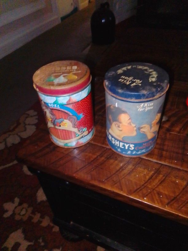 80's Hershey Tins (Pair)