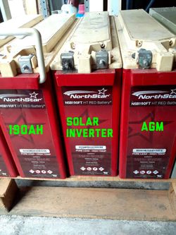 Northstar/Powersafe solar batteries