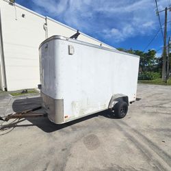 Trailer 6x12 "2019" Obviously Used, And Needs TLC But Still Functional, No Leaks Clean Documentation In Hand ✋️ READ DESCRIPTION FIRST, LEA PRIMERO. 