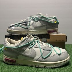 Nike x Off White Dunk Low Lot 4 Size 12 Brand New 
