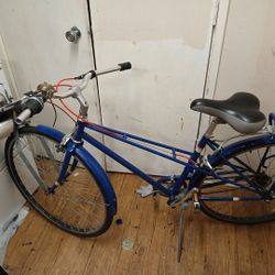 Public Bike With Weed Eater Moter