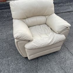 White Leather Chair $150.00