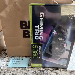 MSI - NVIDIA GeForce RTX 5080 16G GAMING TRIO OC 16GB GDDR7 PCI Express Gen 5 Graphics Card