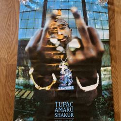 Rare 1996 Rap Hip Hip Poster Tupac 2pac 
