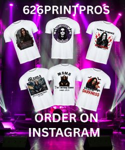 Ozzy Shirts Available Different Sizes 