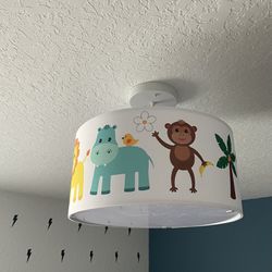 Kids Animal Ceiling Light Fixture 
