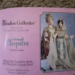 Treasury Collection Paradise Galleries Anthony & Cleopatra Porcelain Dolls