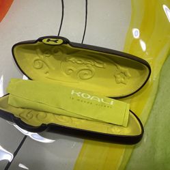 KOALI  Luxury Leather Eye Glasses Case, 6”x2.5”