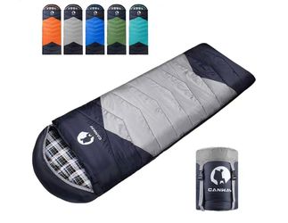 CANWAY Sleeping Bag with Compression Sack Adults Sleeping Bag Warm Cold Weather Camping 4 Seasons Sleeping Bags Comfort for Traveling Hiking Backpacki