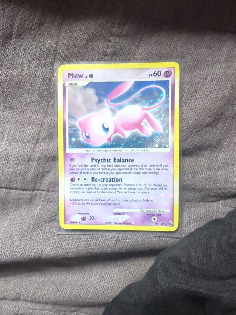 MEW 15/132 Holo Rare DIAMOND&PEARL