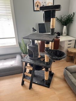 6' Multilevel Cat Climbing Tower Tree