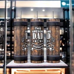 Fathers Day Themed Tumbler