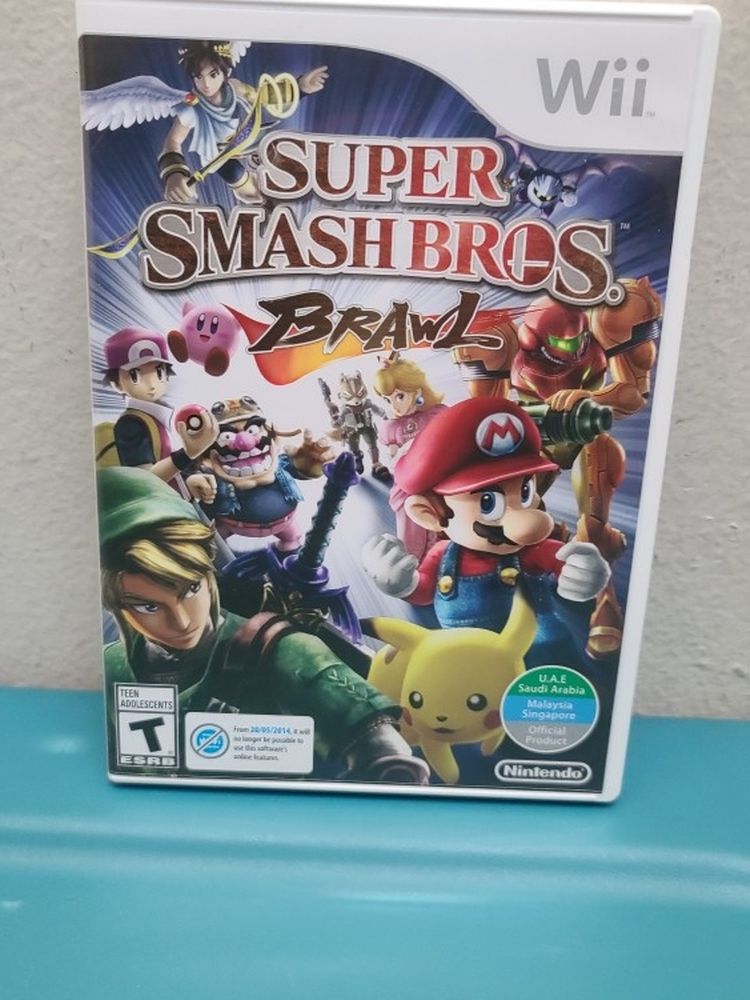 Super Smash Brawl Nintendo Wii