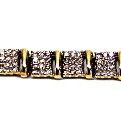 Ladies Diamond/14K Gold Tennis Bracelet