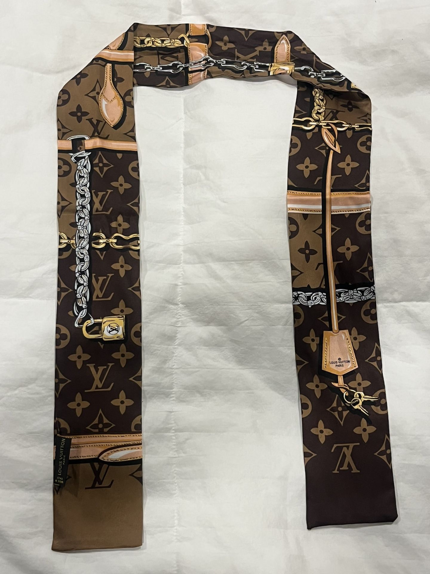 Louis Vuitton Silk Choker Scarf