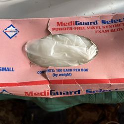 Mediguard Vinyl Synthetic Gloves At Least 90 Gloves Size Small