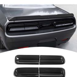 Challenger Smoked Tail Light Covers Trim