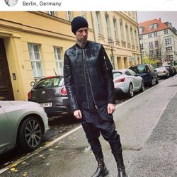 Rick Owens FW18 SISYPHUS Coated Cashmere Bomber Size 48