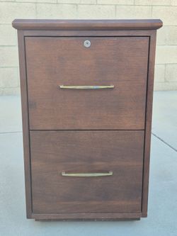 Locking Two Drawer Filing Cabinet
