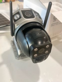 * Solar Security Camera with 7.5W Solar Panel ☀️ * Wireless Solar Camera | WiFi & 4G | Night Vision