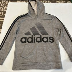 Adidas grey hoodie size youth XL