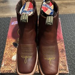 Besserro Chelsea Boots Square Toe 10.5