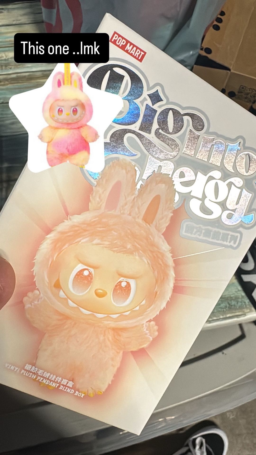 BIG INTO ENERGY LABUBU