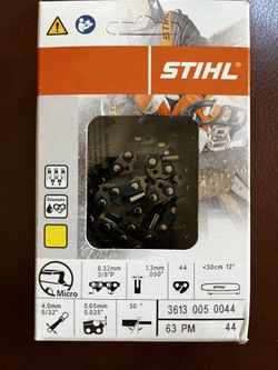 Stihl Chainsaw Chain 12 In. 63PM3 44