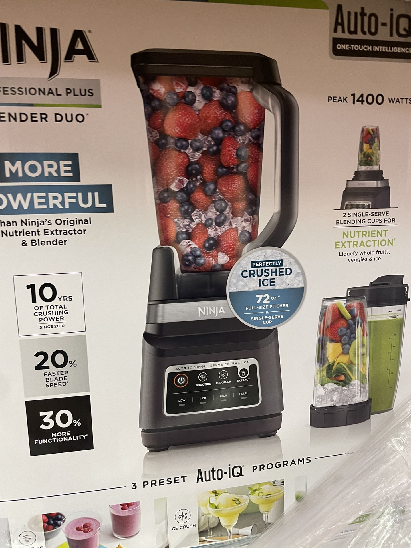 Ninja BN801 Professional Plus Kitchen System, 1400 WP, 5 Functions for  Smoothies #817 for Sale in Murfreesboro, TN - OfferUp