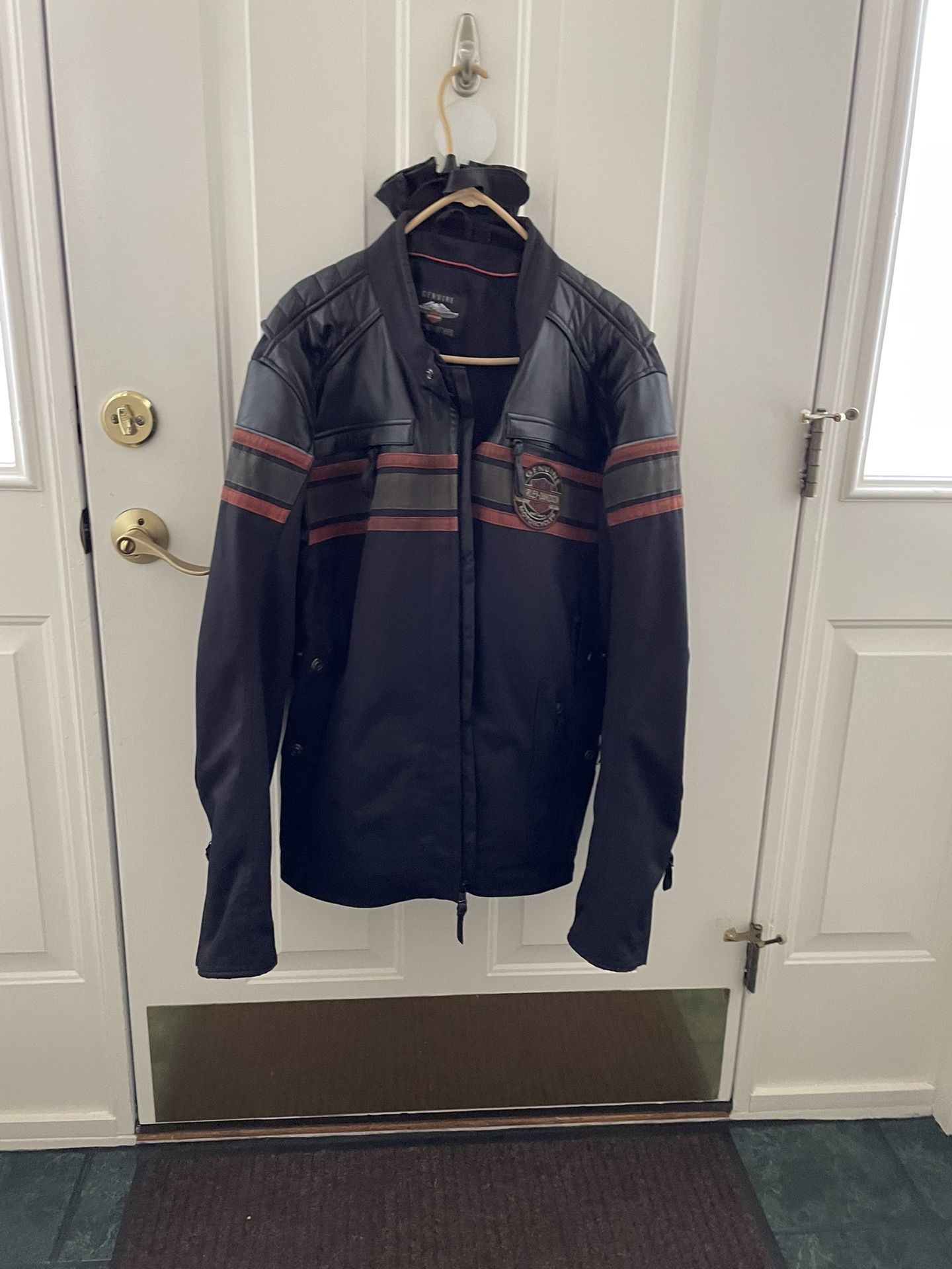 Harley Davidson Leather Jacket+vest
