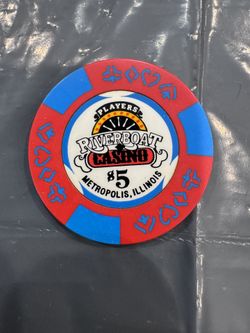 Players Casino $5 Casino Chip Metropolis IL