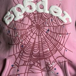 Spider Hoodie Pink OG Web