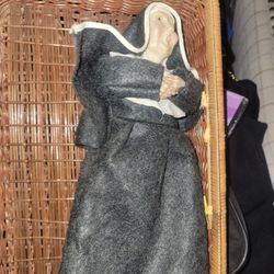 Antique Vintage  Nun
