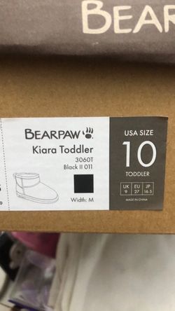 Bearpaw Kiara Toddler Boots Size 10