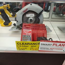 Milwaukee Circular Saw 1 Battery And Charger