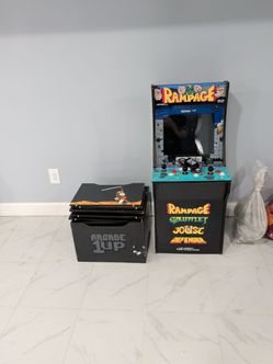 Gen 1 Rampage Arcade1up cab w/ riser for parts/modding