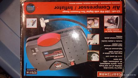 Air compressor inflator