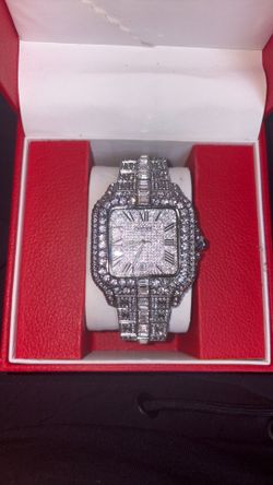 Cartier Santos Moissanite