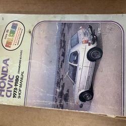 Clymer Honda Civic 1973-80 Manual. 