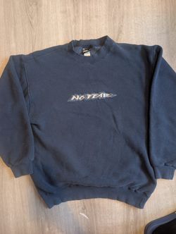 Vintage No Fear embroidered crew neck sweatshirt