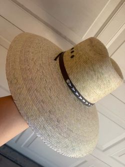 Wide Brim Woven Straw Hat