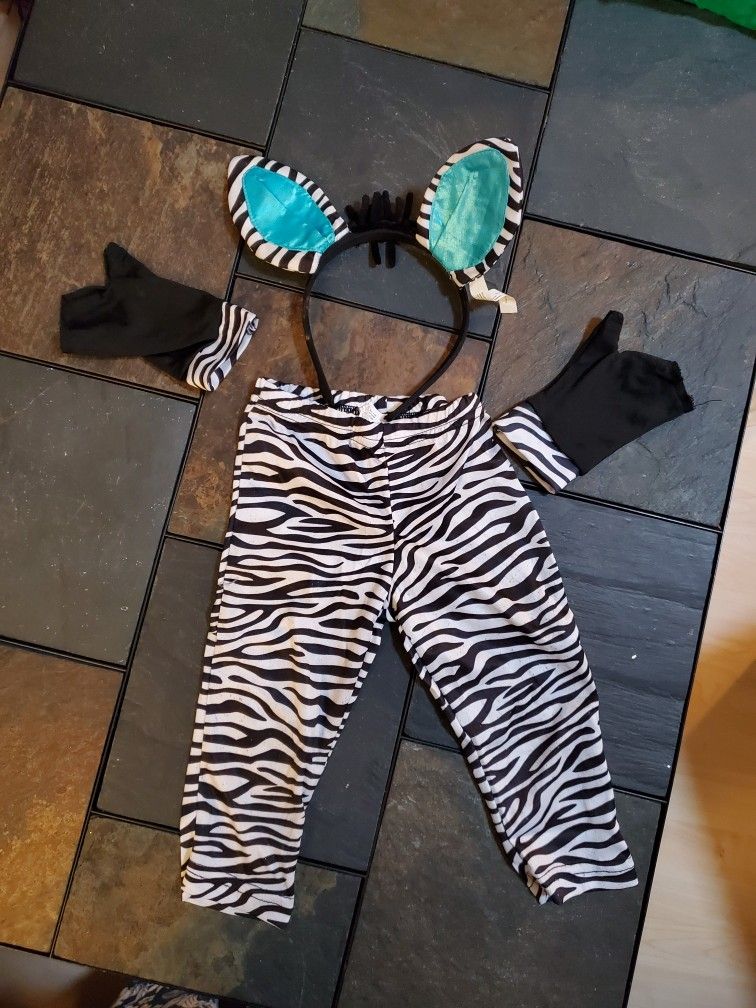 Simple Baby Zebra Costume