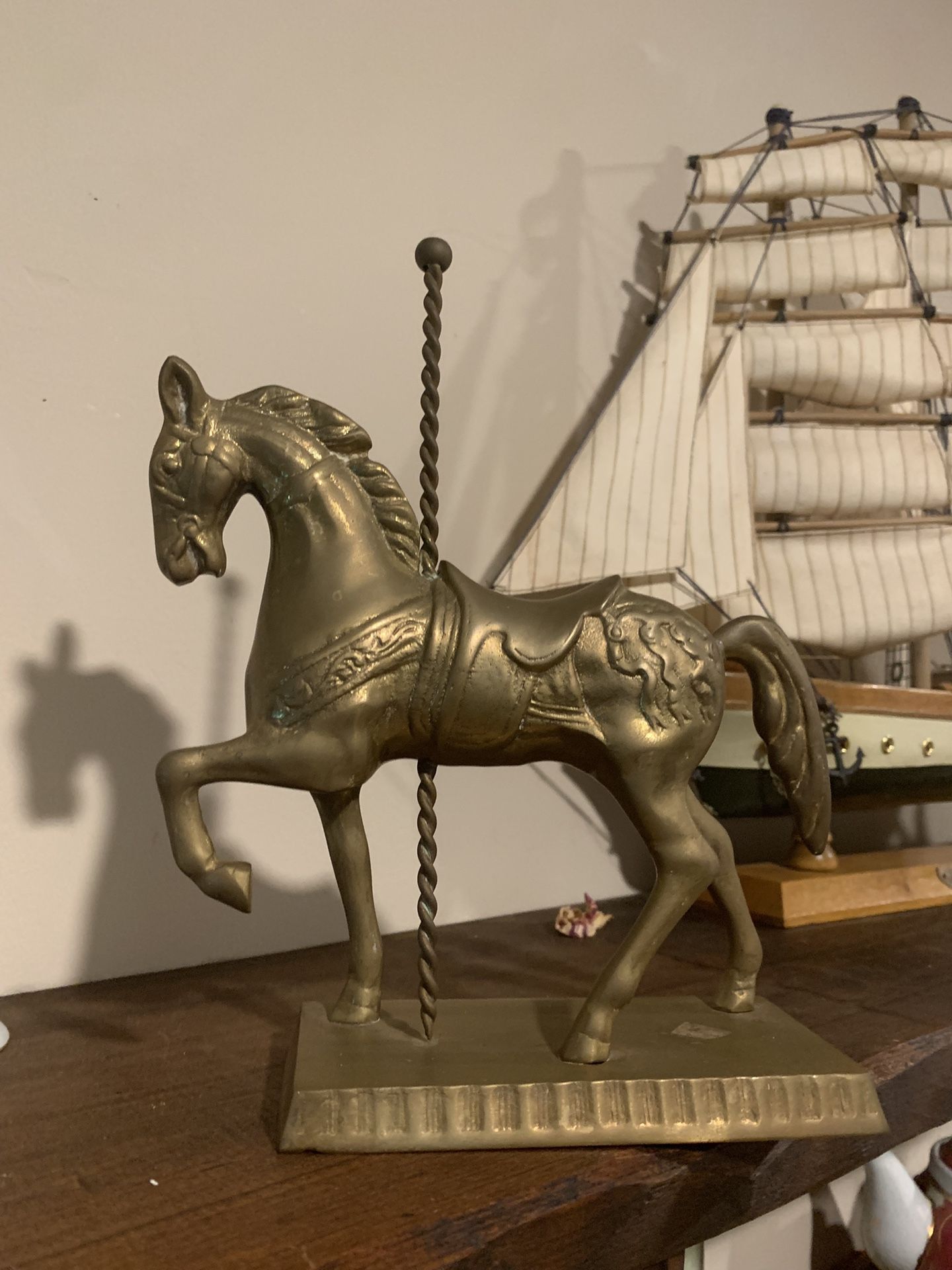 Vintage Bronze Horse Sculpture/ Statue 