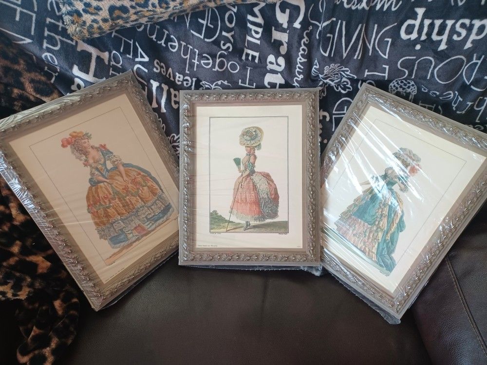 Vintage French Victorian Prints